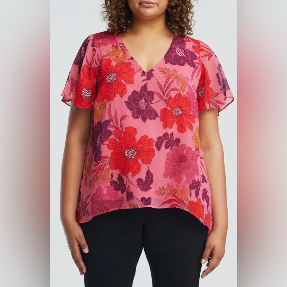 Estelle Delta Print Top